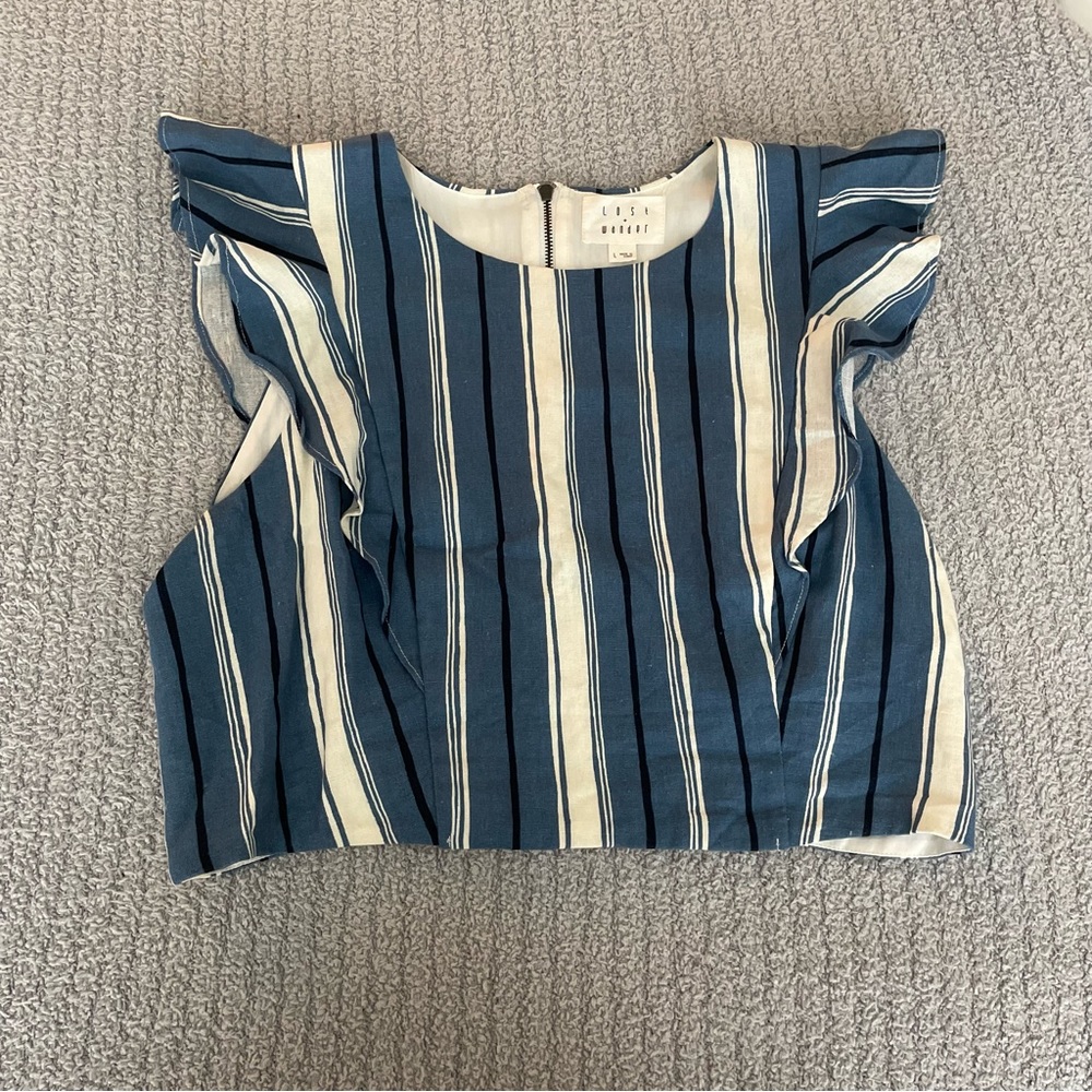 Blue and White Blouse!